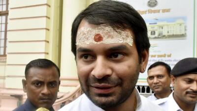 Rashtriya Janata Dal MLA Tej Pratap Yadav alleged there was a smear campaign against him to hurt his image (HT File Photo/Santosh Kumar) Rashtriya Janata Dal MLA Tej Pratap Yadav alleged there was a smear campaign against him to hurt his image (HT File Photo/Santosh Kumar)