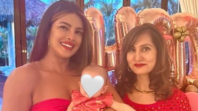 Priyanka Chopra with her daughter Malti Marie Chopra Jonas and friend Tamanna Dutt. Priyanka Chopra with her daughter Malti Marie Chopra Jonas and friend Tamanna Dutt.