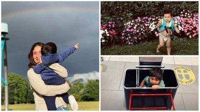 Kareena Kapoor shared pictures of Jehangir Ali Khan from Italy. Kareena Kapoor shared pictures of Jehangir Ali Khan from Italy.