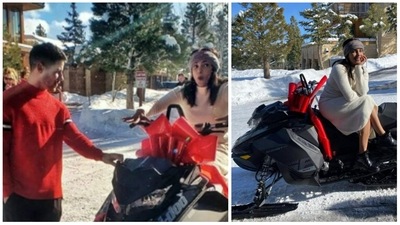 Priyanka Chopra was gifted a snowmobile by Nick Jonas a few years ago. Priyanka Chopra was gifted a snowmobile by Nick Jonas a few years ago. 