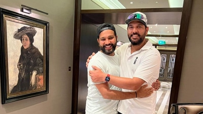 Rohit Sharma with Yuvraj Singh (Rohit Sharma/Instagram)