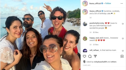 Ileana D'Cruz shared a picture on Katrina Kaif's birthday. Ileana D'Cruz shared a picture on Katrina Kaif's birthday. 