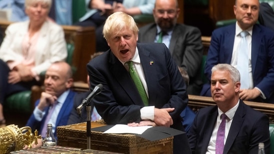 Johnson's Downing Street operation is reportedly running an "anyone but Rishi" campaign, accusing the former finance minister of orchestrating a cabinet revolt. ( AFP PHOTO )