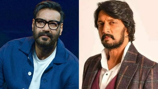 Kiccha Sudeep and Ajay Devgn were involved in a war of words on Twitter in April. Kiccha Sudeep and Ajay Devgn were involved in a war of words on Twitter in April.