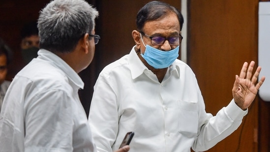 Senior Congress leader Chidambaram questioned the government on LAC(PTI)