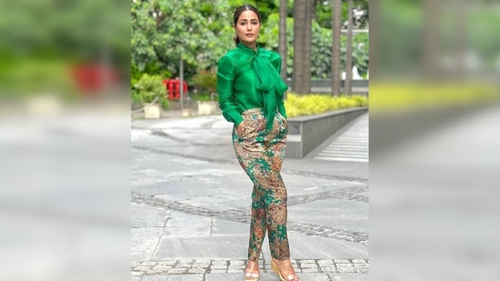 Hina Khan's post garnered more than 26k likes in just a matter of an hour and the comment section was flooded with compliments.(Instagram/@realhinakhan)