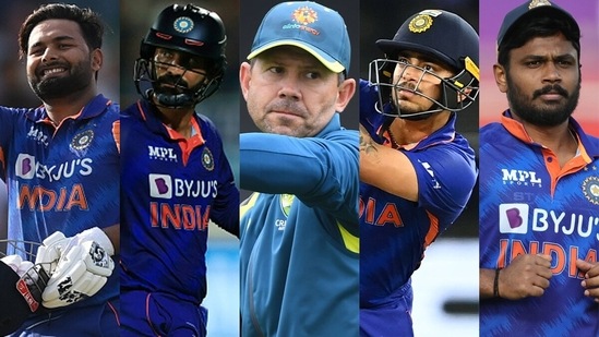 Rishabh Pant, Dinesh Karthik, Ishan Kishan, Sanju Samson - who makes it to Ricky Ponting's list?&nbsp;(Getty Images)