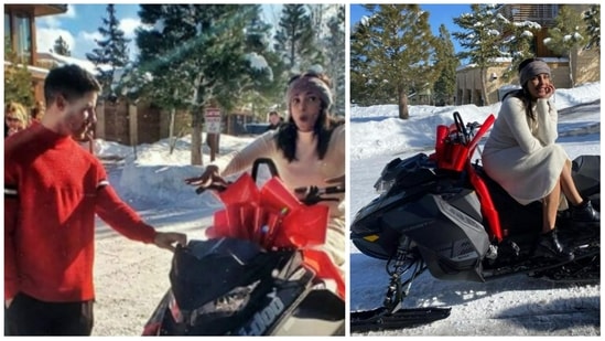 Priyanka Chopra was gifted a snowmobile by Nick Jonas a few years ago.&nbsp;