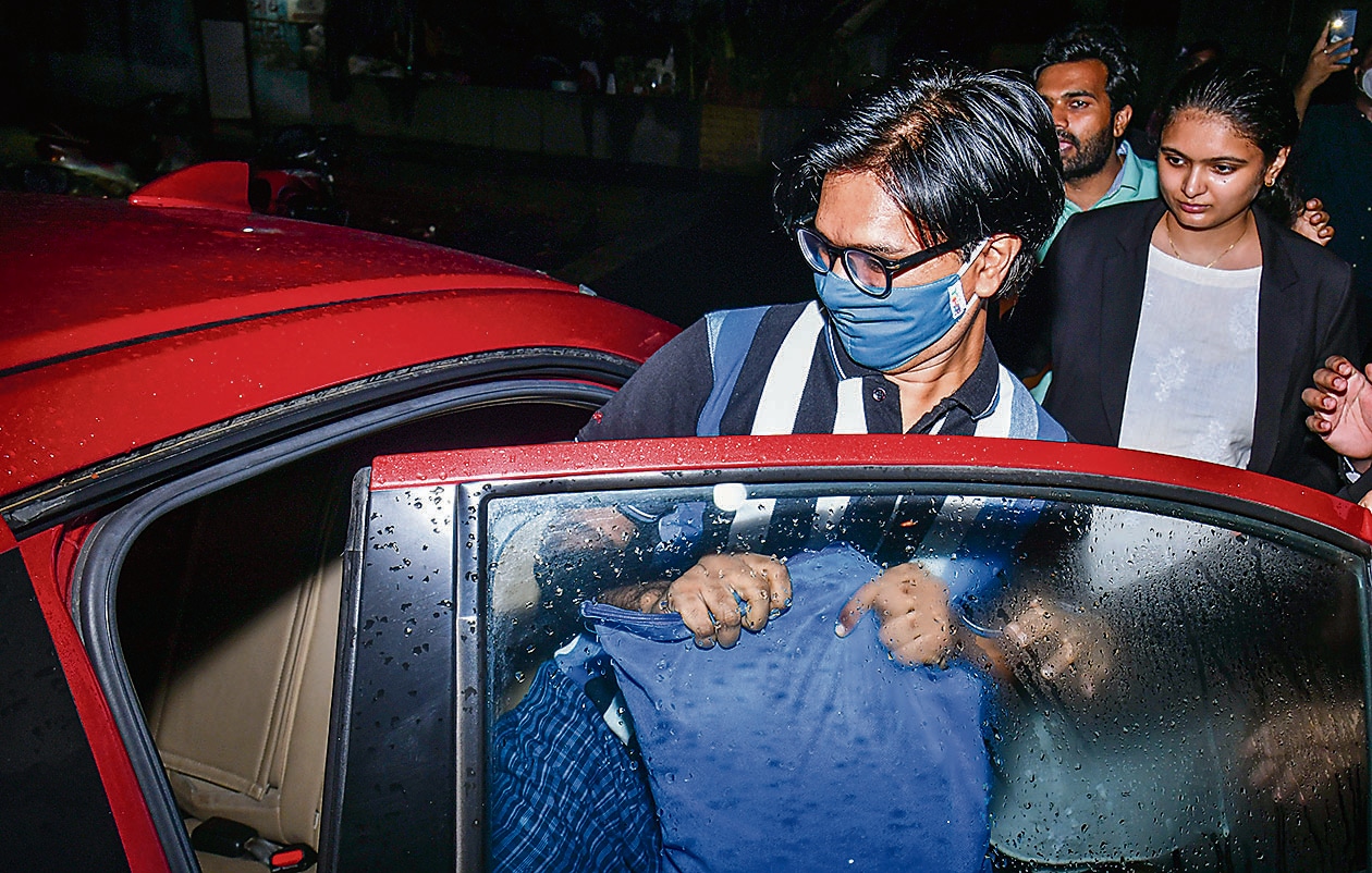 Alt News co-founder Mohammad Zubair leaves Tihar Jail in New Delhi on Wednesday. (PTI) Alt News co-founder Mohammad Zubair leaves Tihar Jail in New Delhi on Wednesday. (PTI)
