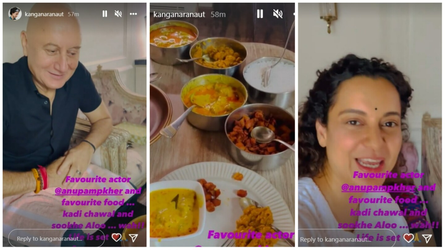 Kangana Ranaut shared the video on Instagram stories.