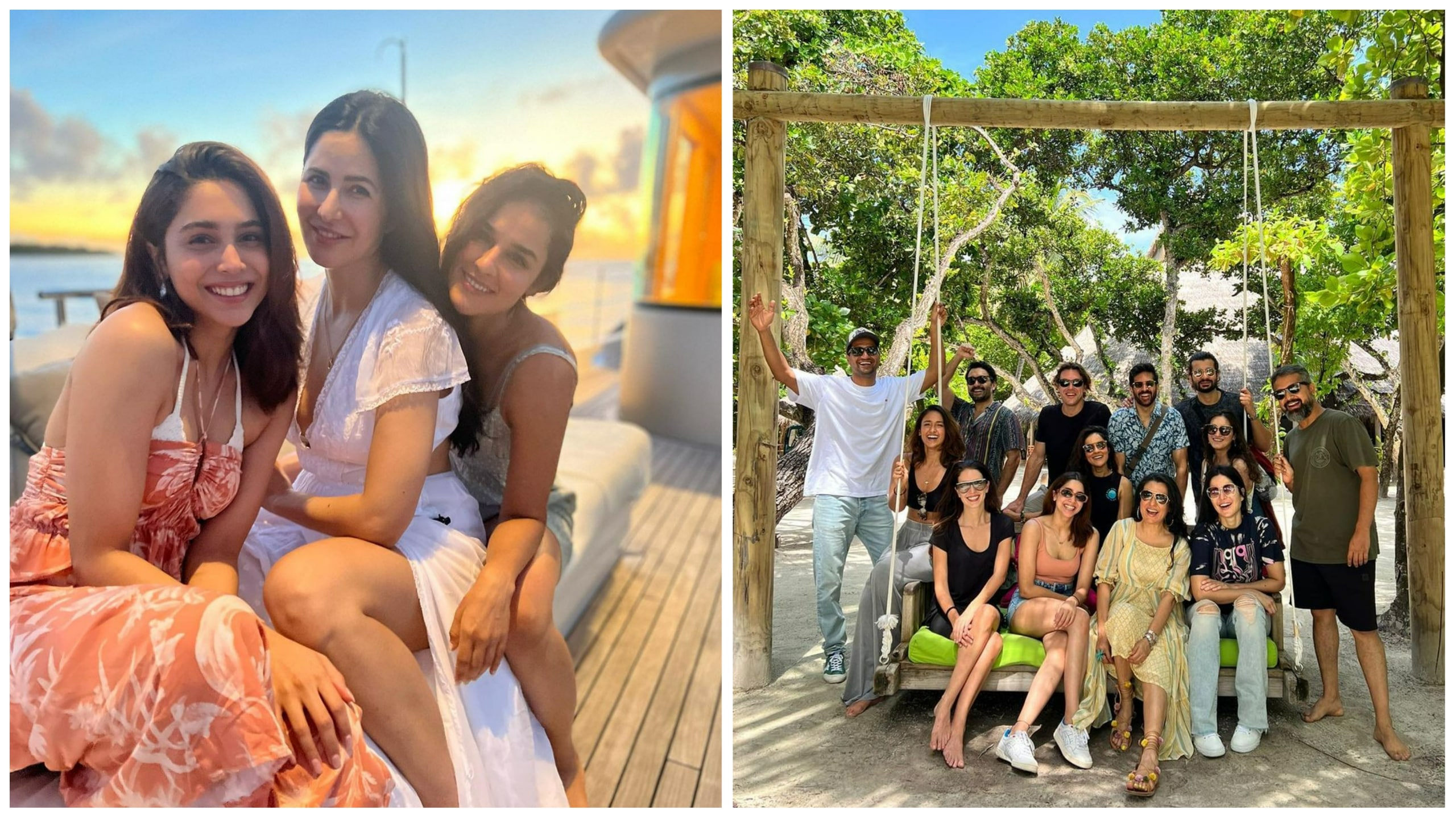 Sharvari Wagh shared pictures from the Maldives vacation with friends.&nbsp;