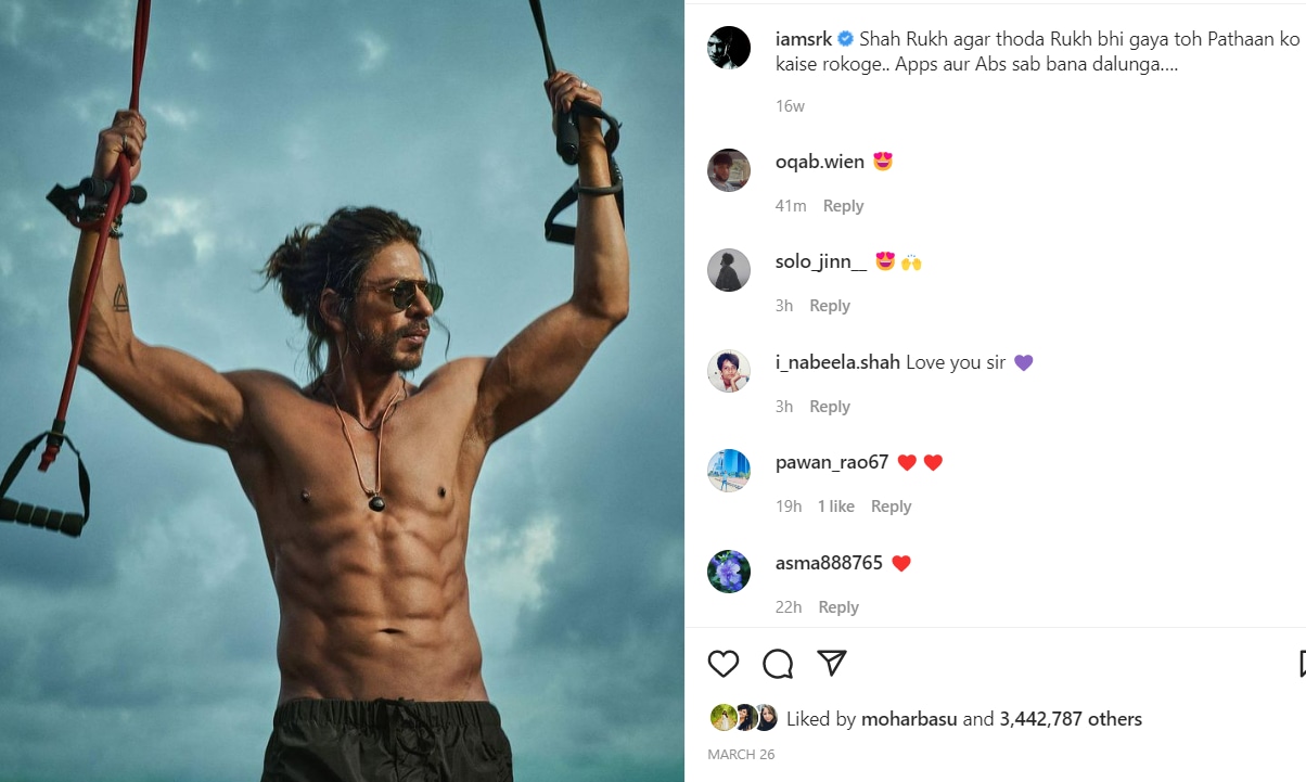 Shah Rukh Khans Trainer Reveals How Actor Worked For Those Pathaan Abs At 56 Bollywood 