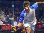 File photo of Saurav Ghosal in action during men's squash semifinal match against Hong Kong at the 18th Asian Games 2018 in Jakarta. File photo of Saurav Ghosal in action during men's squash semifinal match against Hong Kong at the 18th Asian Games 2018 in Jakarta.