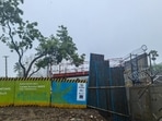 A view of Metro Carshed site at Aarey Colony, Goregaon, in Mumbai (Pratik Chorge/HT PHOTO) A view of Metro Carshed site at Aarey Colony, Goregaon, in Mumbai (Pratik Chorge/HT PHOTO)