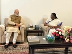 Prime Minister Narendra Modi with NDA Presidential candidate Droupadi Murmu, who is set to be the first tribal woman President of India, in New Delhi, Thursday, Prime Minister Narendra Modi with NDA Presidential candidate Droupadi Murmu, who is set to be the first tribal woman President of India, in New Delhi, Thursday, 