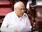 Kapil Sibal takes oath as Rajya Sabha MP on the first day of the Monsoon Session of Parliament, in New Delhi on Monday.(ANI) Kapil Sibal takes oath as Rajya Sabha MP on the first day of the Monsoon Session of Parliament, in New Delhi on Monday.(ANI)