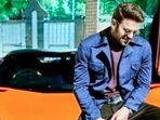 Prabhas' Lamborghini was spotted by a fan. Prabhas' Lamborghini was spotted by a fan. 