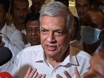 Sri Lanka's newly elected president Ranil Wickremesinghe. (AFP)