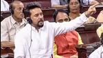 Union minister Anurag Thakur stressed on the need to draw a distinction between fact-checker and those who spread tension (PTI) Union minister Anurag Thakur stressed on the need to draw a distinction between fact-checker and those who spread tension (PTI)