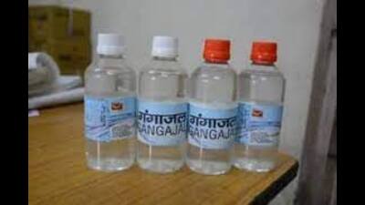 Devotees can purchase a 250 ml bottle for  ₹30. (Pic for representation)