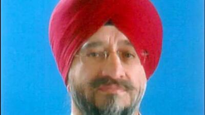 Jammu and Kashmir National Conference leader Trilochan Singh Wazir was murdered last year in Delhi. (HT File)