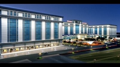 The proposed design for the Prayagraj Junction railway station as released by the Union Railways ministry. (HT Photo)