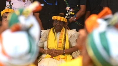 India got its first tribal President as Droupadi Murmu. (AFP)