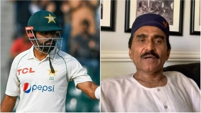Babar Azam; Javed Miandad (AP/YouTube) Babar Azam; Javed Miandad (AP/YouTube)