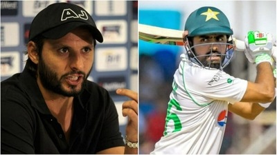 Shahid Afridi; Babar Azam (Getty/ICC) Shahid Afridi; Babar Azam (Getty/ICC)