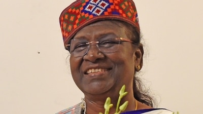 Droupadi Murmu, who is set to be the first tribal woman President of India, in New Delhi. (PTI)