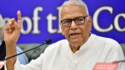 File photo of Yashwant Sinha. (Hindustan Times)