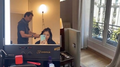 Anushka Sharma and Virat Kohli's hotel room in Paris.