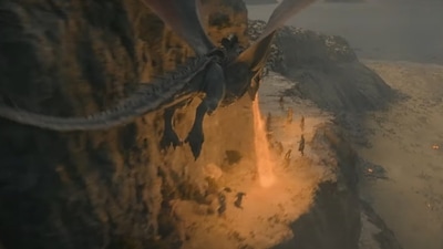 A still from House of the Dragon trailer. A still from House of the Dragon trailer. 