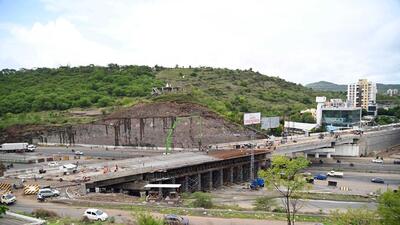 PMC officials said work of the Sus-Pashan bridge has reached the final stage and will be completed by August-end. (HT)
