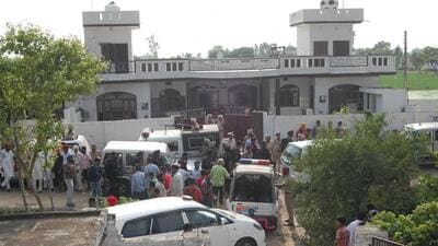 Jagroop Singh, alias Roopa, and Manpreet Singh, alias Mannu, were killed in a five-hour-long encounter at an abandoned house, where they were holed up at Hoshiar Nagar village in Amritsar on Wednesday. (HT File Photo) Jagroop Singh, alias Roopa, and Manpreet Singh, alias Mannu, were killed in a five-hour-long encounter at an abandoned house, where they were holed up at Hoshiar Nagar village in Amritsar on Wednesday. (HT File Photo)