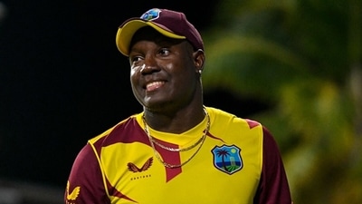 West Indies' hard-hitting batter Rovman Powell. (Getty) West Indies' hard-hitting batter Rovman Powell. (Getty)