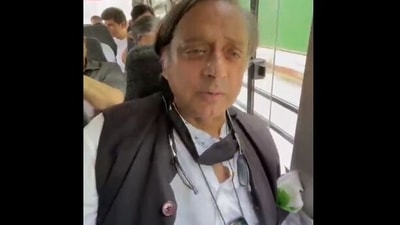 Congress MP Shashi Tharoor issued a video statement after being detained on Thursday in New Delhi.&nbsp;