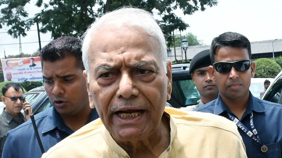 Opposition presidential candidate Yashwant Sinha (ANI Photo)