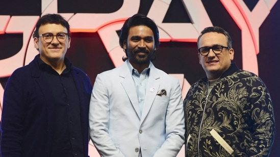 The Gray Man Mumbai Premiere: Dhanush And Russo Brothers Arrive In