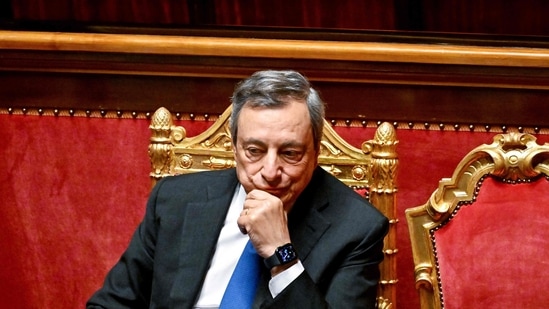 Mario Draghi.(AFP)
