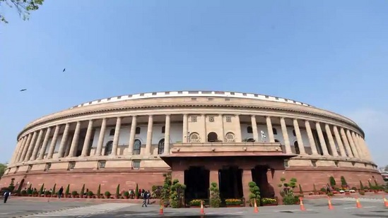 Parliament Monsoon Session 2022: Both Houses witnessed adjournments on Wednesday as opposition parties continued protests.(HT file)
