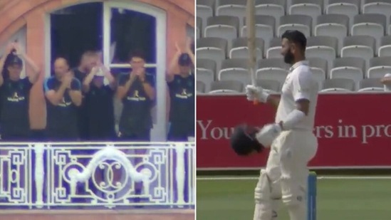 Cheteshwar Pujara's teammates celebrated his double century with aplomb.&nbsp;(Screengrab/Sussex Cricket)