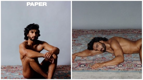 Ranveer Singh has gone fully naked for his latest Paper magazine shoot. (Credit: Paper magazine)