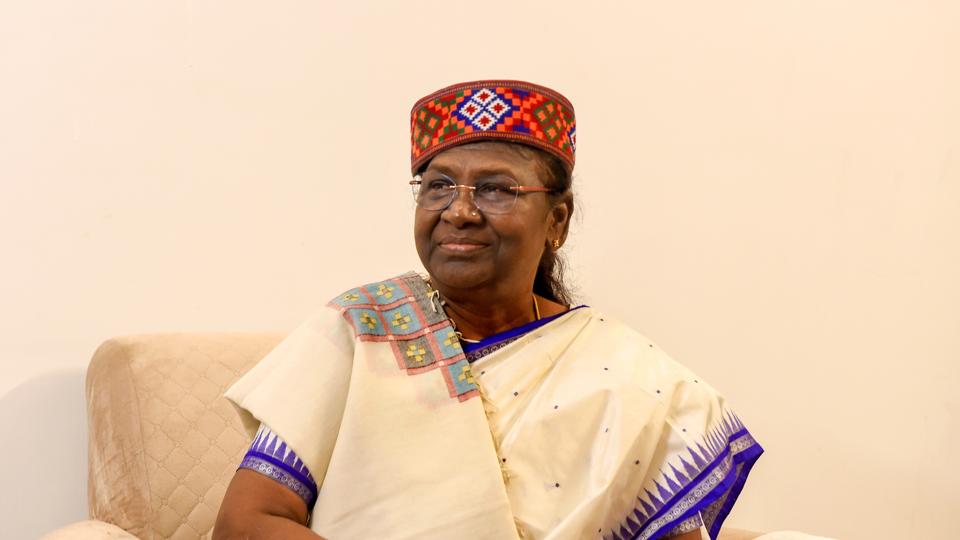 Murmu will be the first President to be born after Independence and is the youngest to occupy the top post. (PTI photo) Murmu will be the first President to be born after Independence and is the youngest to occupy the top post. (PTI photo)