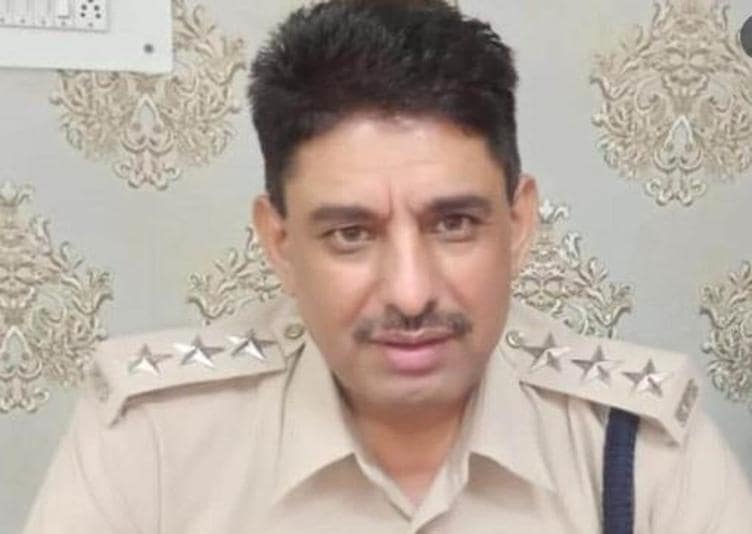 Haryana deputy superintendent of police Surender Singh who was killed by a dumper truck allegedly involved in illegal stone mining in Nuh district on Tuesday. (HT File Photo) Haryana deputy superintendent of police Surender Singh who was killed by a dumper truck allegedly involved in illegal stone mining in Nuh district on Tuesday. (HT File Photo)