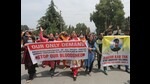A rehabilitation scheme, by definition, should be aimed at delivering justice and compensation for the violent trauma of the past. Employment by diktat surely cannot be an illustration of compassion (Waseem Andrabi/HTPHOTO) A rehabilitation scheme, by definition, should be aimed at delivering justice and compensation for the violent trauma of the past. Employment by diktat surely cannot be an illustration of compassion (Waseem Andrabi/HTPHOTO)