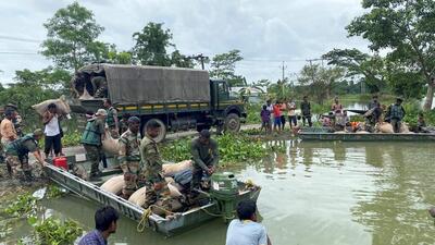 A Cachar district court has granted bail to five persons arrested for allegedly causing a breach of a dyke near Assam’s Silchar town, which according to the officials, caused several floods last month. (PTI) A Cachar district court has granted bail to five persons arrested for allegedly causing a breach of a dyke near Assam’s Silchar town, which according to the officials, caused several floods last month. (PTI)