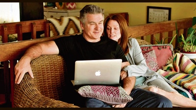The 2014 film Still Alice takes a close, uncomfortable look at a relationship that strains when the wife develops Alzheimer’s, leaving the husband faking positivity out of fear. The 2014 film Still Alice takes a close, uncomfortable look at a relationship that strains when the wife develops Alzheimer’s, leaving the husband faking positivity out of fear.