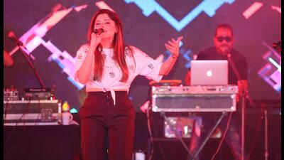 Friday Jam season 7 opening night was made memorable by singer Kanika Kapoor. Friday Jam season 7 opening night was made memorable by singer Kanika Kapoor.