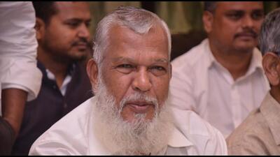 Shabbir Ahmed Ansari, a veteran of the OBC movement HT Photo Shabbir Ahmed Ansari, a veteran of the OBC movement HT Photo